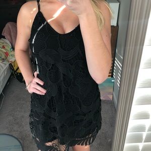 Express Lace Mini Dress